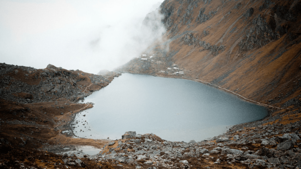 lake on the mountain